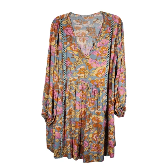 RUSTTYDUSTTY BOHEMIAN FLORAL MINI DRESS - Picture 4 of 11